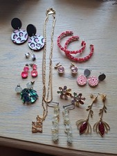 Collection of ladies costume jewellery, mainly earrings. Hobbs, Oliver BONAS Etc