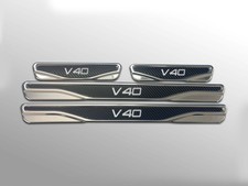 For Volvo V40 Chrome/Carbon