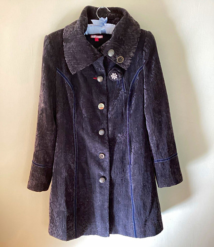 Joe browns dark grey velvet - browns,