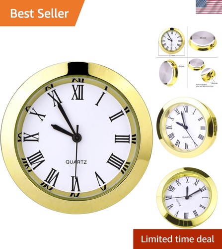 Mini round quartz clock - round,