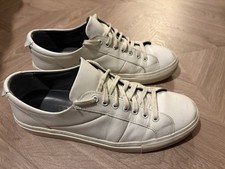 Barker White Leather Brogue