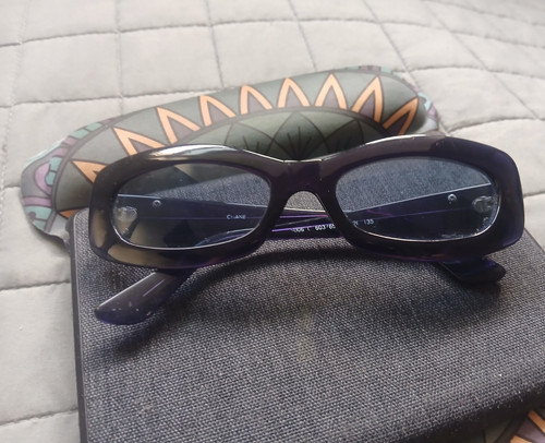 Chanel blue plastic full rim - chanel,