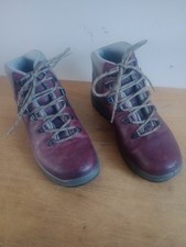 GRISPORT WOMEN'S WATERPROOF LEATHER WALKING BOOTS SIZE 37 VIBRAM SOLES