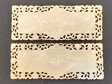 2 x 6.9cm Antique Chinese