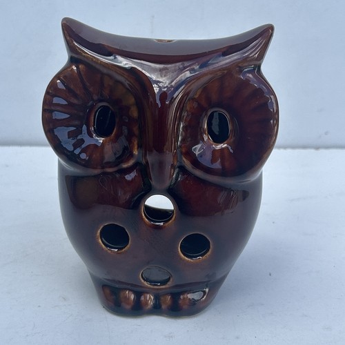 Denmead pottery brown owl - pottery,