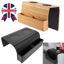 Foldable Bamboo Sofa Arm Tray