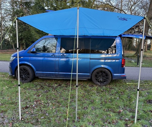 Campervan caravan awning sun - campervan,