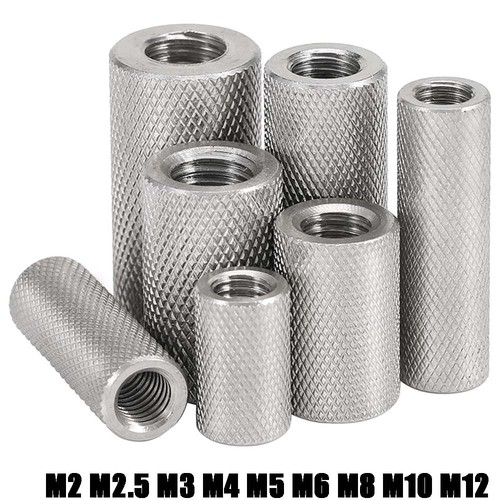 Stainless knurled threaded - a2,