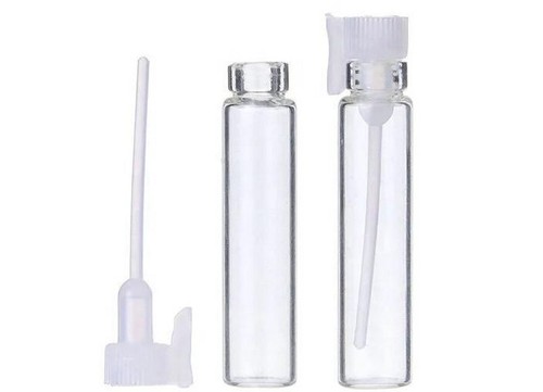 Empty small glass perfume - small,