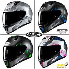 HJC C10 Aspa Full Face Motorcycle Helmet Motorbike Scooter ACU Gold Crash Lid