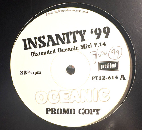 Oceanic insanity 12 - insanity, 12”