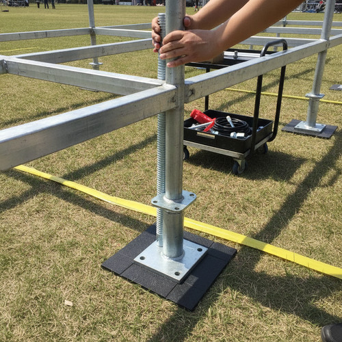 Modular aluminum stage - aluminum,