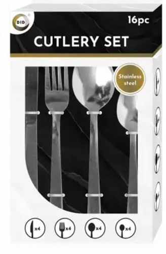 Cutlery set stainless - steel, 16