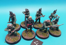 8 x Well Painted 28mm Napoleonic British 95th Rifles Sharpe Chosen Men MTO