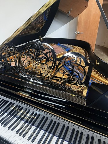 Bluthner grand piano with - piano,