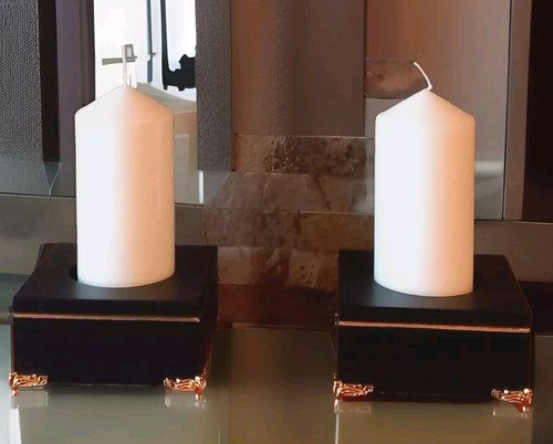 Candle stands set - candle,