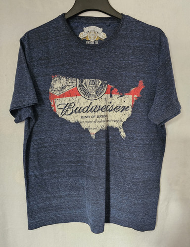 Budweiser vintage tee blue - vintage,