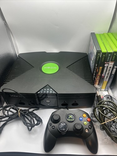 Original xbox console bundle - console, 5