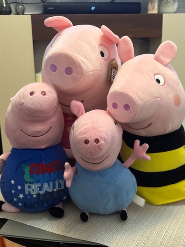 Pepper pig soft toy bundle - soft,