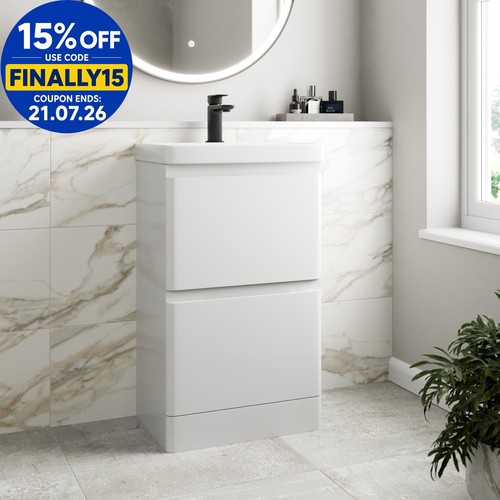 Bathroom cloakroom vanity unit - bathroom,