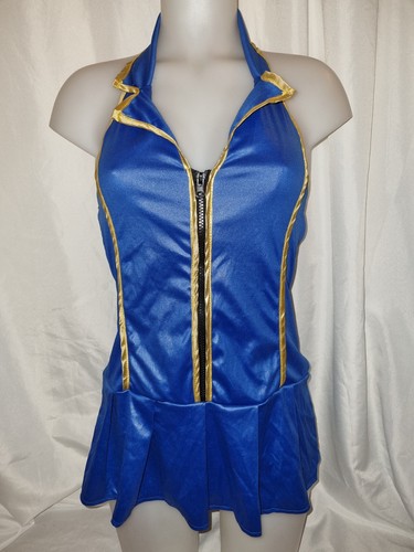 Gorgous blue gold - air, hostess