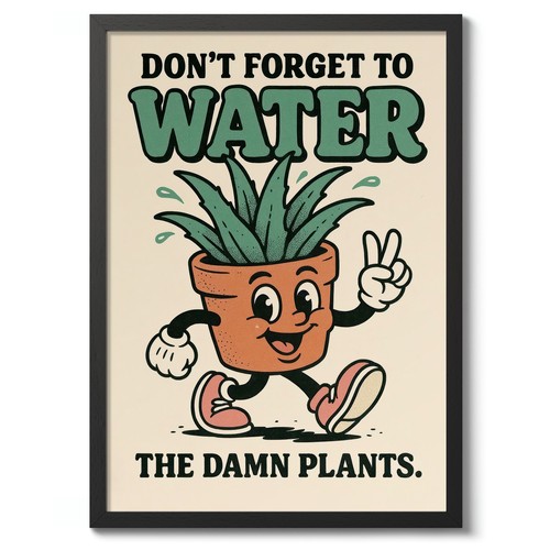 Don forget water - forget, the