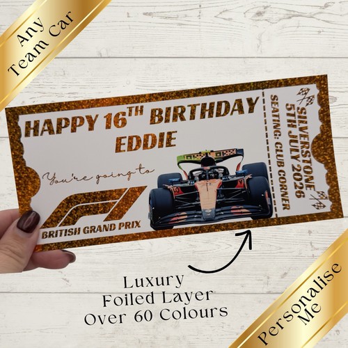 Formula one custom - one,