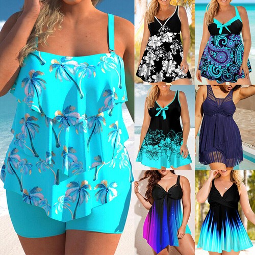 Plus size women tankini - plus,