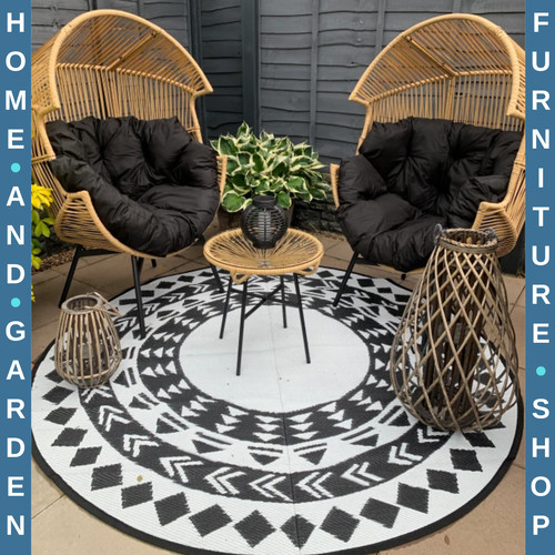 Garden rattan egg - garden, chair