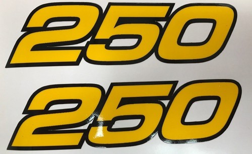 Yamaha it250 side panel decals - side,