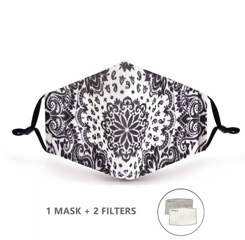 Reusable face mask including - reusable,