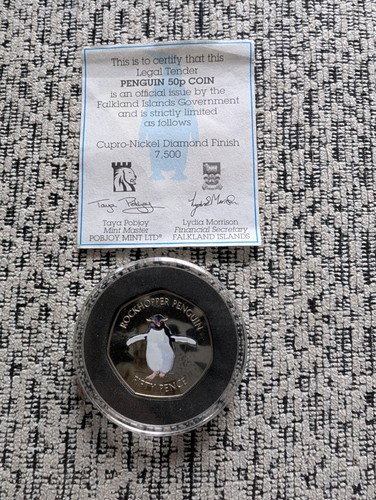 Rock hopper penguin 50p - hopper,