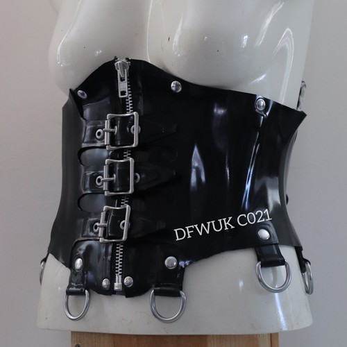 6mm latex black zip - latex, d