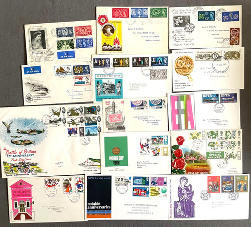 Stamps commemorative first - gb,