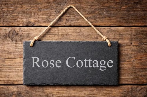 Personalised hanging slate - personalised,