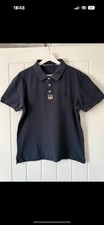 Aquascutum London Men’s Polo Shirt In Size Large. Navy.