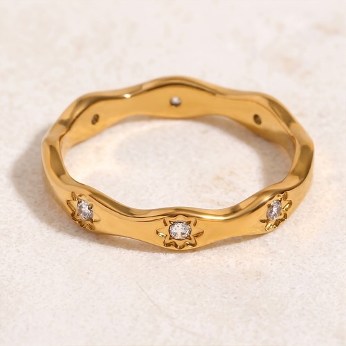 Dainty gold ring - ring, celestial