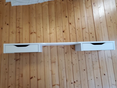 Ikea alex white desk - desk, add-on