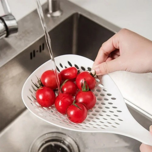 Slotted strainer scoop - strainer,