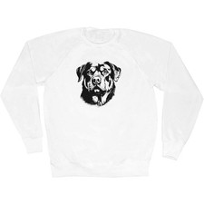 'Rottweiler Dog Portrait' Adult Sweatshirt / Sweater / Jumper (SW052701)
