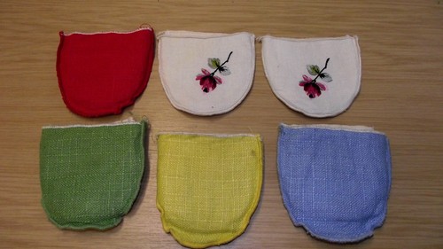 Egg cosies vintage hand made - egg,