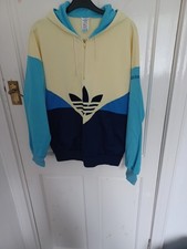 adidas Colorado New York 80s Vintage Hoodie Mens Medium