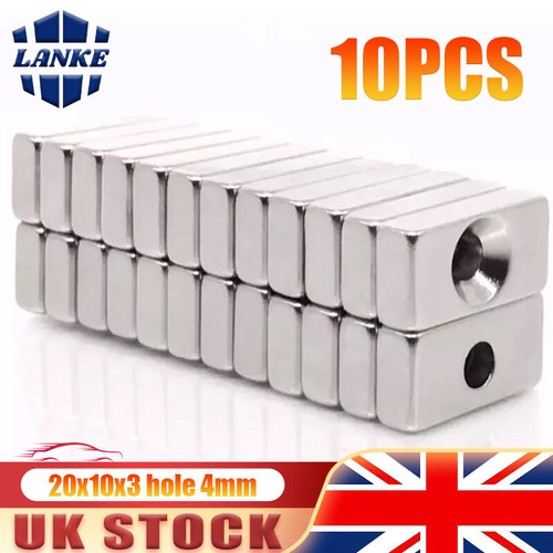 Neodymium countersunk block - neodymium,