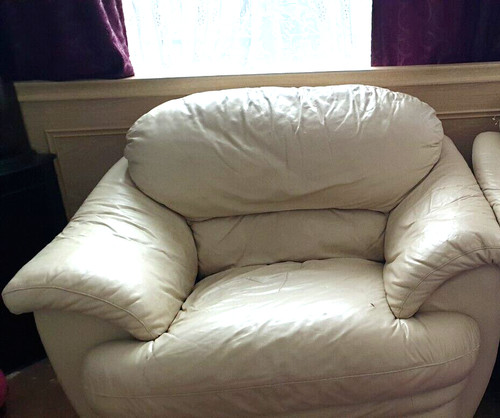 Cream italian leather - cream,