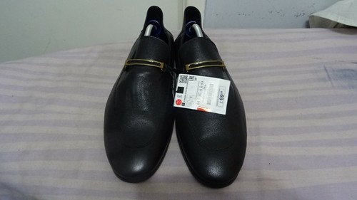 Zaraman men black leather - black,