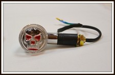 X4 Pcs Skull Head Red Turn