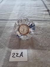 Cathiness Glass Paperweight Clock Scotland