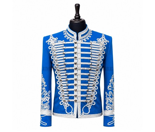 Men royal blue napoleonic - royal,