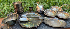 Job Lot Antique Silver Plated