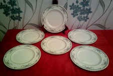 Set of 6 - Royal Doulton “Juliet” - Salad Dessert 8" Plates - Romance Collection